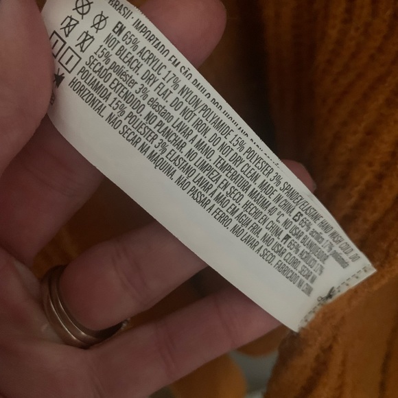 Rust colored knit cardigan - - Picture 6 of 6